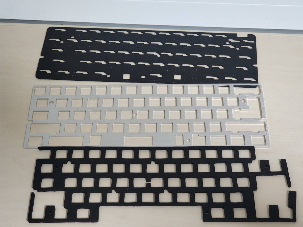 □中古品□KBDfans TOFU60+プレート+フォーム+PCB+スタビライザー