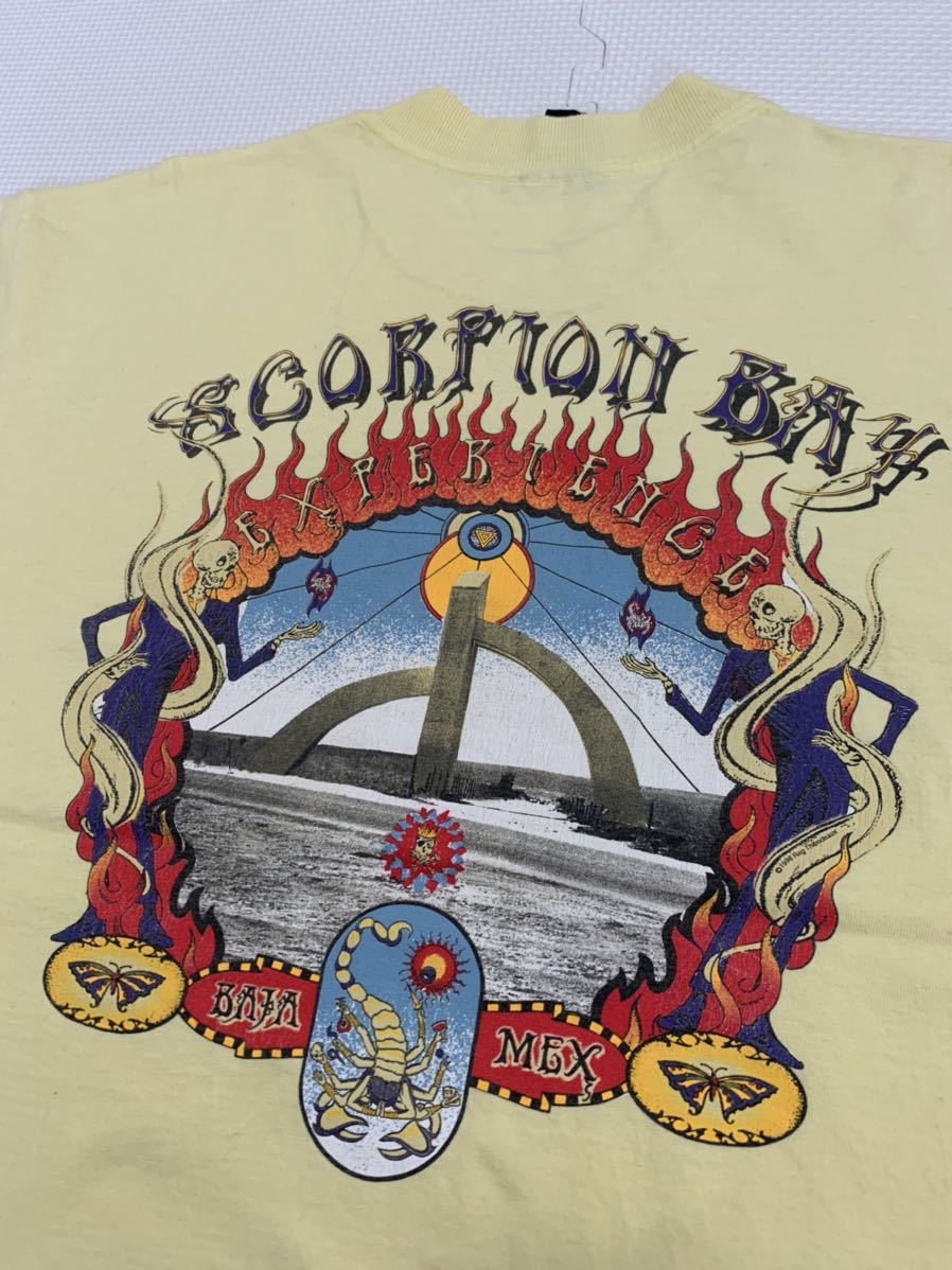 ★90ｓ　Ｖｉｎｔａｇｅ　ＵＳＡ製 ＳＣＯＲＰＩＯＮ　ＢＡＹ スコーピオンベイ Ｔシャツ_画像2