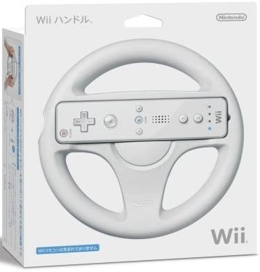 【美品】マリオカートハンドル Wiiリモコン用アタッチメント ※箱なし / 任天堂純正 / 匿名配送 / お急ぎ対応致します_製品公式写真です