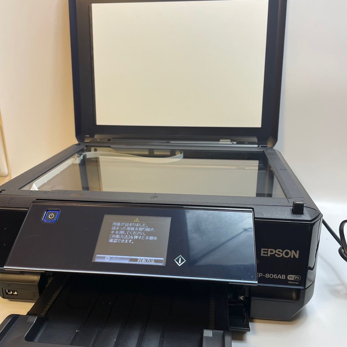 LL742】【ジャンク・品】EPSON EP-806AB Wi-Fiモデル インクジェット