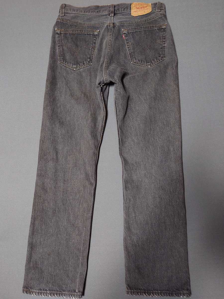 人気商品の 90s Levi's リーバイス501 先染めブラックデニム econet.bi