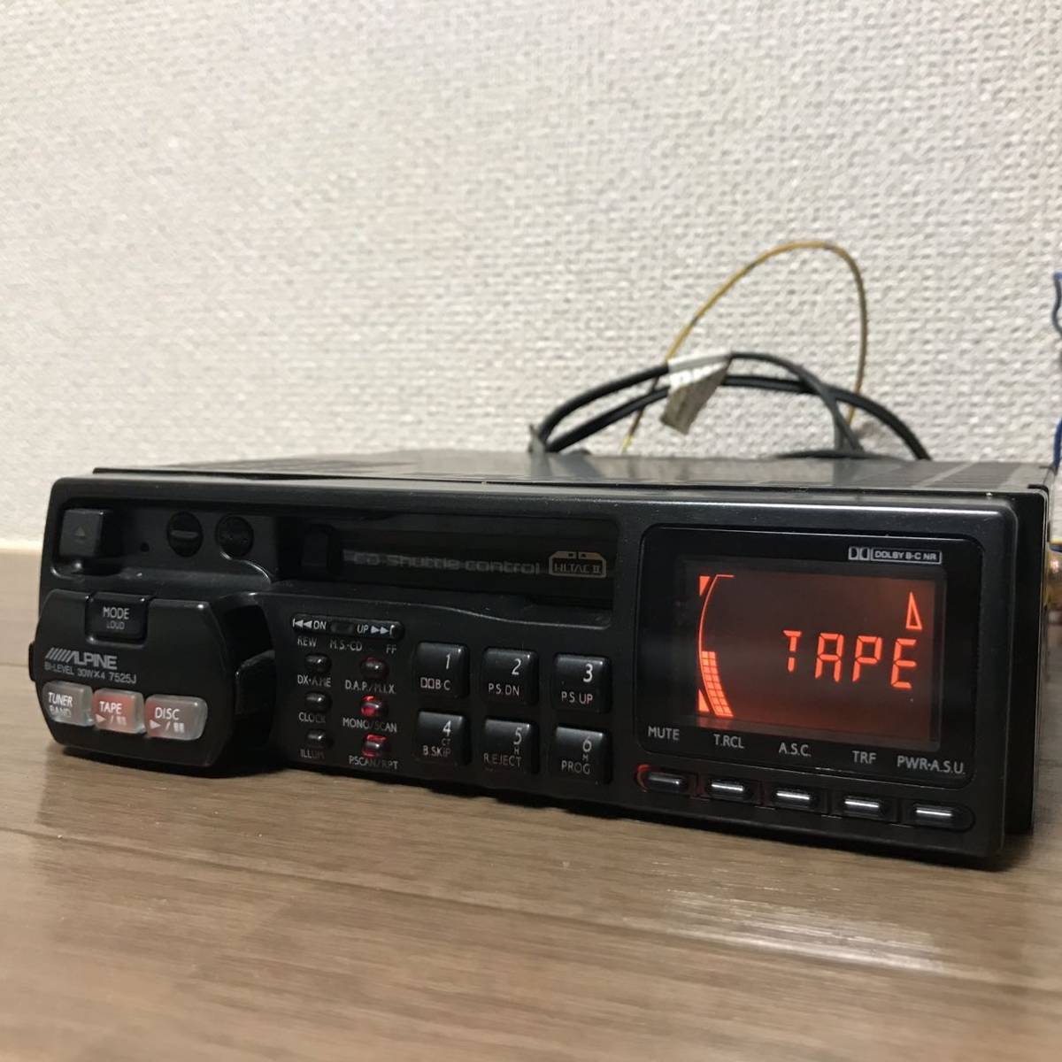 Yahoo!オークション - ジャンク ALPINE カセットデッキ 7525J Yahoo!オークション - ジャンク ALPINE カセットデッキ 7525J