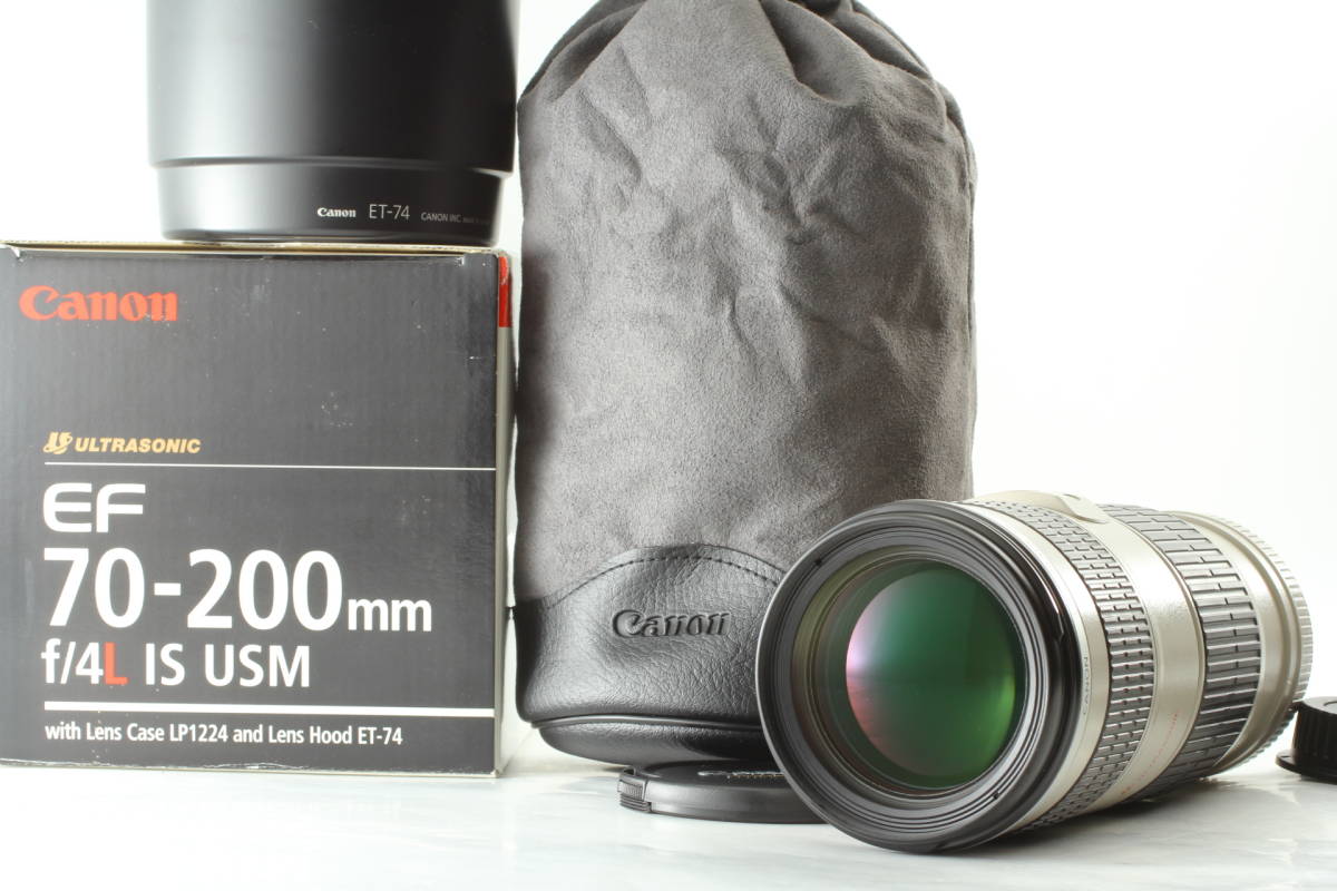 超美品】Canon EF 70-200mm F4 L IS USM AF Lens Case Hood キヤノン