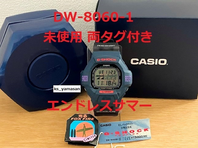 ☆ 未使用 即決 ☆ DW-8060-1 両タグ付き エンドレスサマー タイアップモデル G-SHOCK Gショック CASIO カシオ Endless summer_画像1