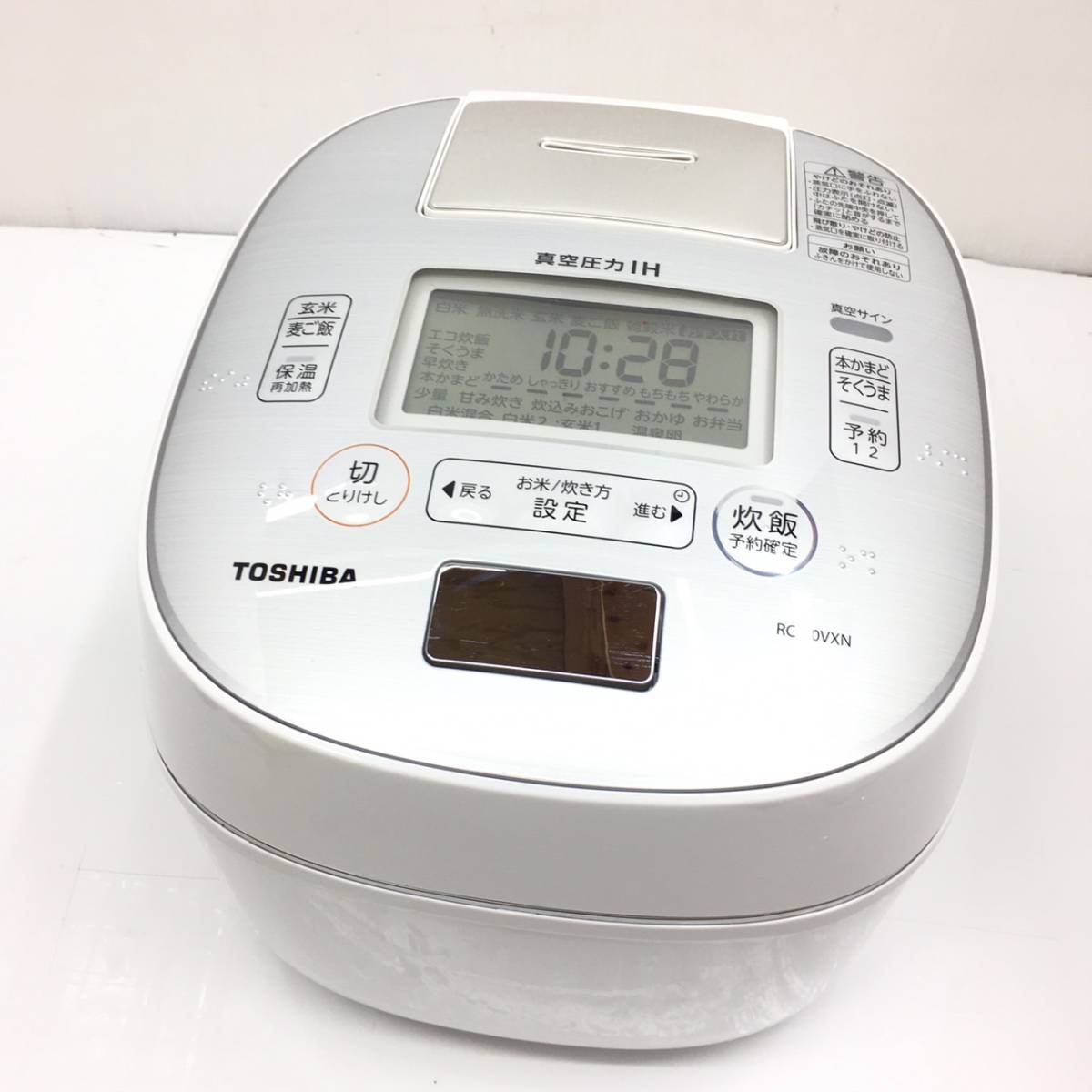 Yahoo!オークション - 送料無料h35583 TOSHIBA 東芝 真空圧力IHジ...