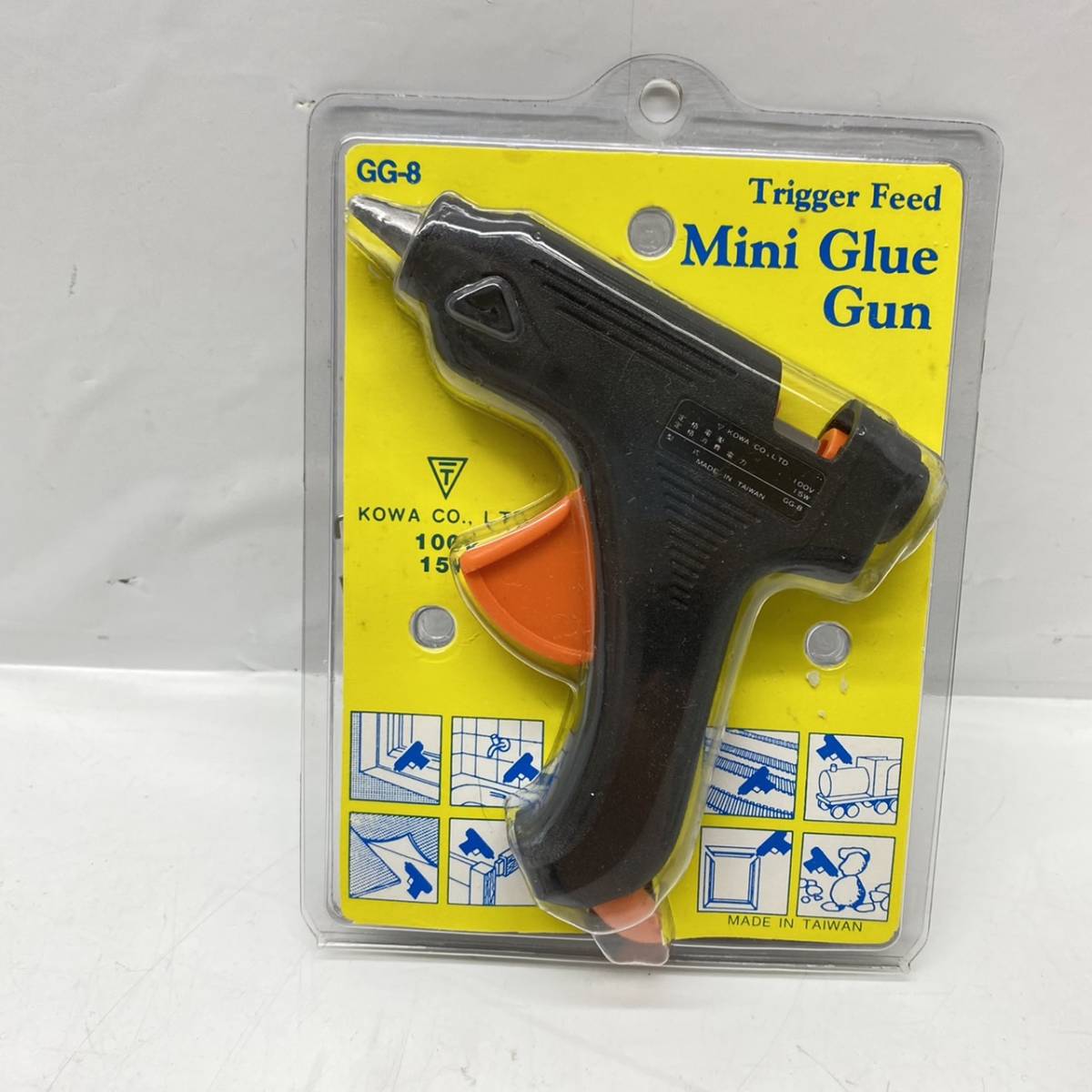 送料無料g07302 Mini Glue Gun CG-8 100V 15W Trigger Feed ミニ グルーガン_画像1