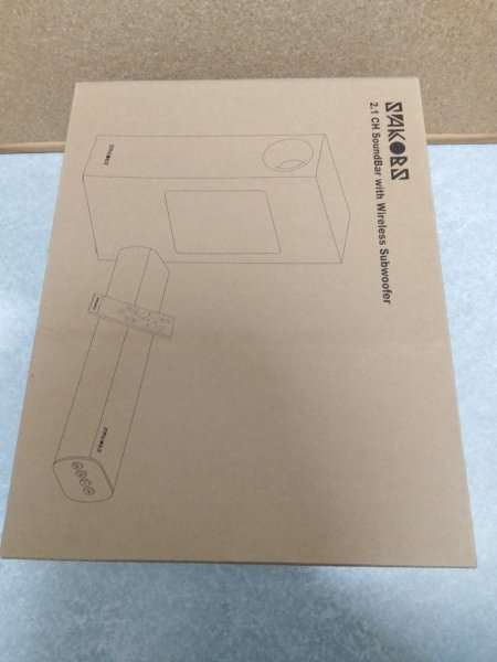 新品】SAKOBS サウンドバー 120W ホームシアター テレビスピーカー