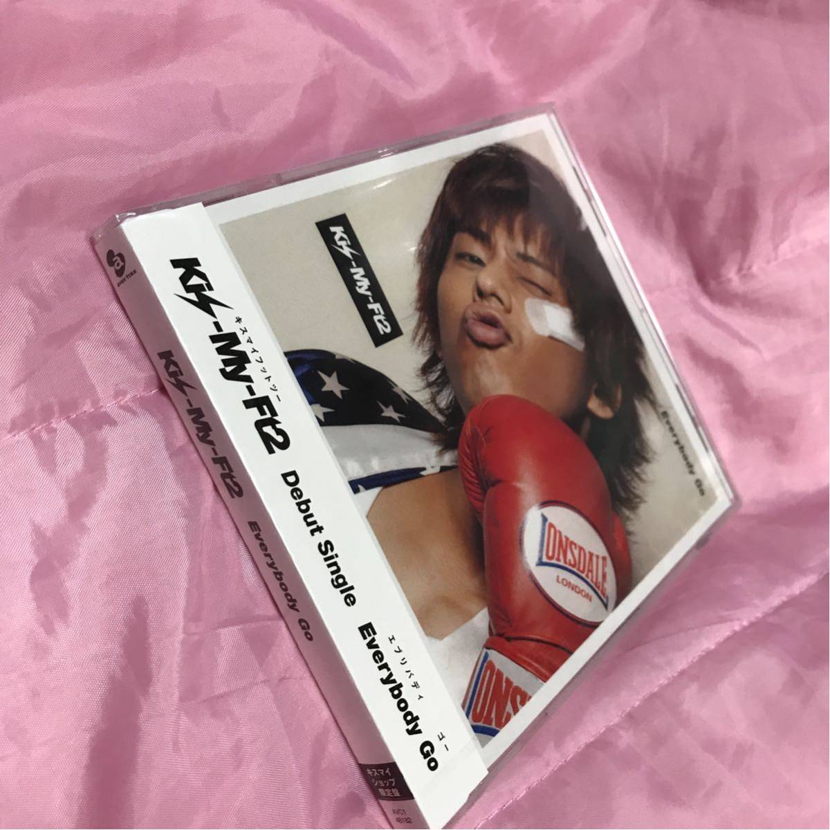 Kis-My-Ft2 CD Everybody Go ショップ盤 藤ヶ谷ver 茶封筒つき 未開封