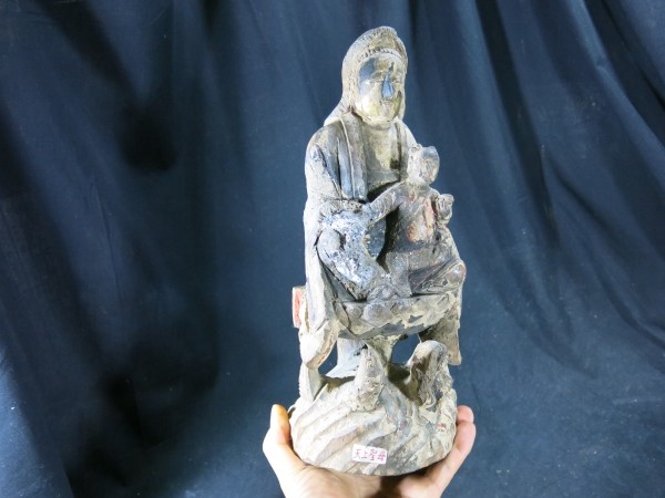 A　聖母子像　キリスト教　景教　中国　清時代　大珍品_画像2