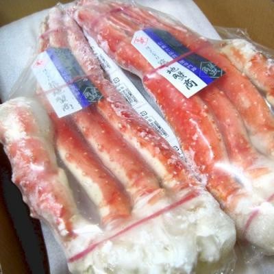 巨大なタラバガニの脚５L×5肩パック★ケースでお得◆ボイルたらばガニ脚・特5L/１kg（NET800ｇ）5肩入_タラバガニは５Lから！