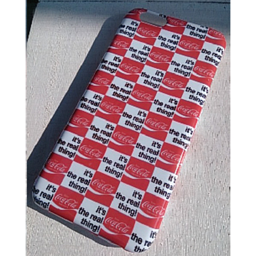  postage 200 jpy! COKE iphone case /for 7&8 Coca * Cola iphone case block check 
