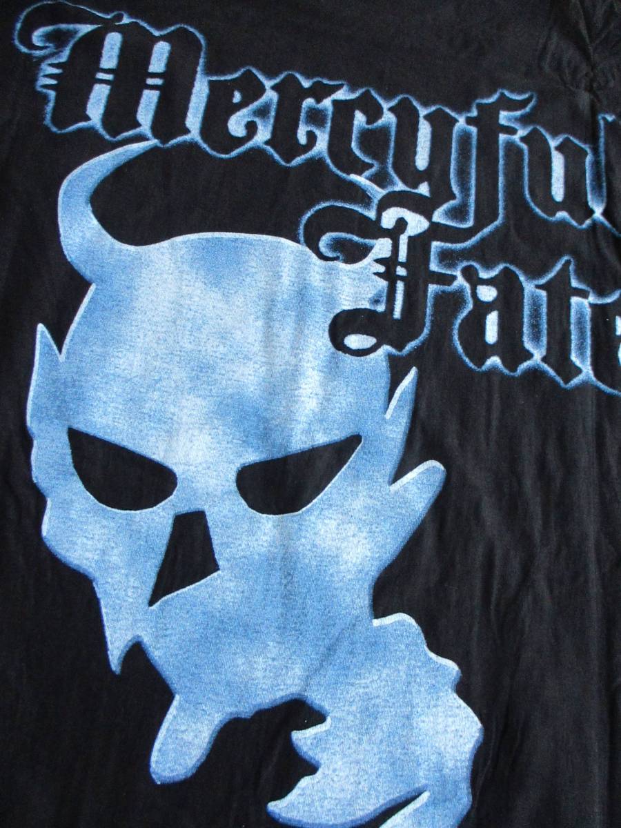 当時物 MERCYFUL FATE Tシャツ 黒L マーシフル・フェイト ヴィンテージ デッドストック / king diamond evil acid metallica_画像6