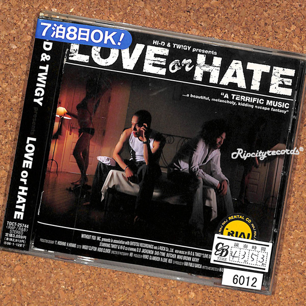【CD/レ落/0015】HI-D & TWIGY /LOVE OR HATE