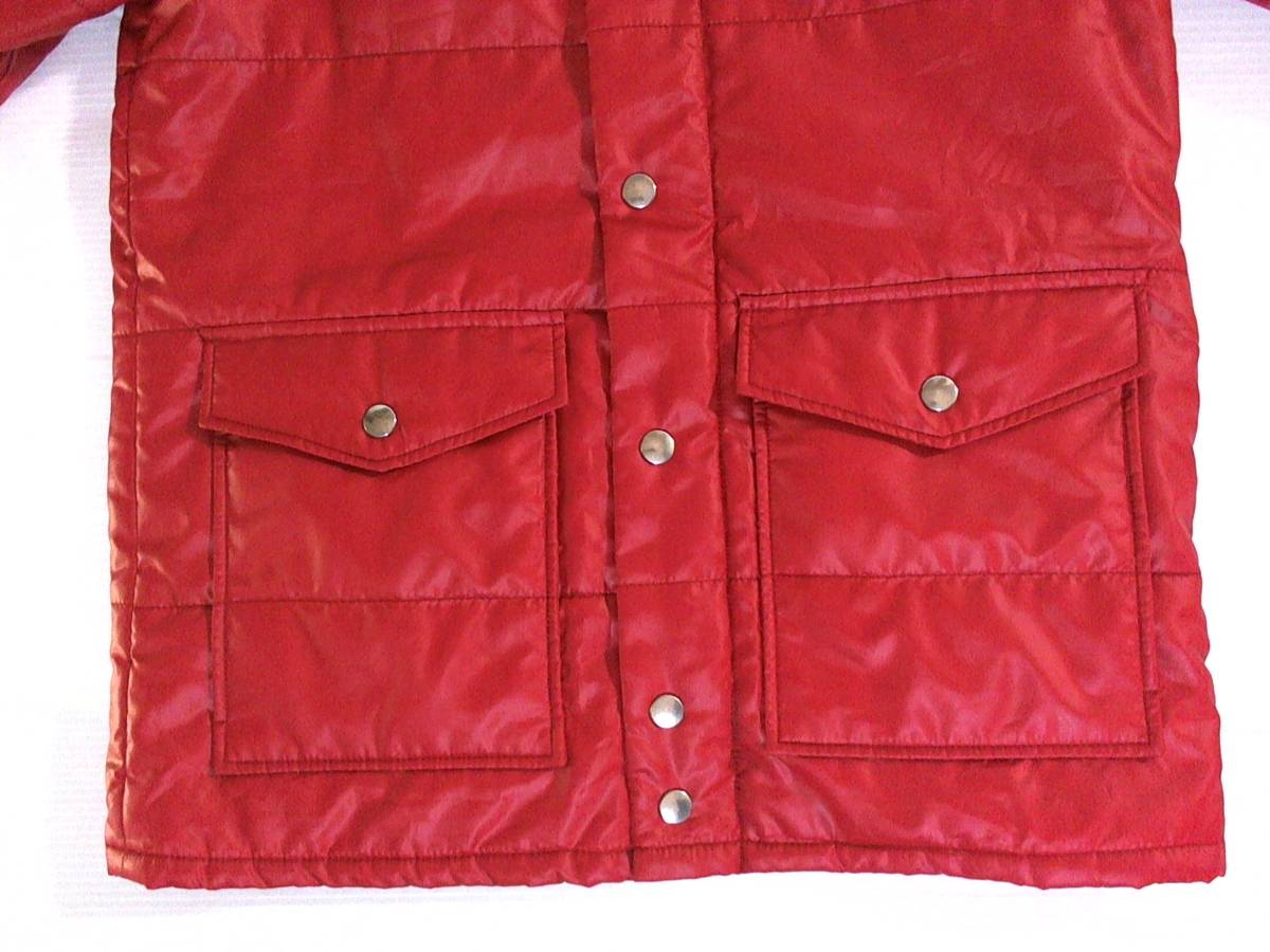 * World Wide Love [WORLD WIDE LOVE!] Zip up cotton inside jacket red red 1 DUPONT Thermo lite PLUS