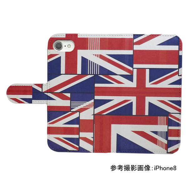 Android One S9　スマホケース 手帳型 プリントケース イギリス国旗 ユニオンジャック おしゃれ_画像2