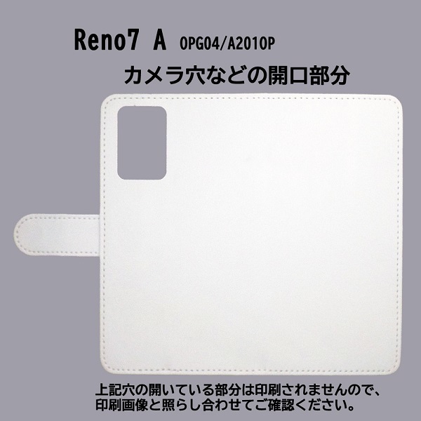 OPPO Reno7 A OPG04/a201op　スマホケース 手帳型 プリントケース カード ジョーカー ドクロ_画像3