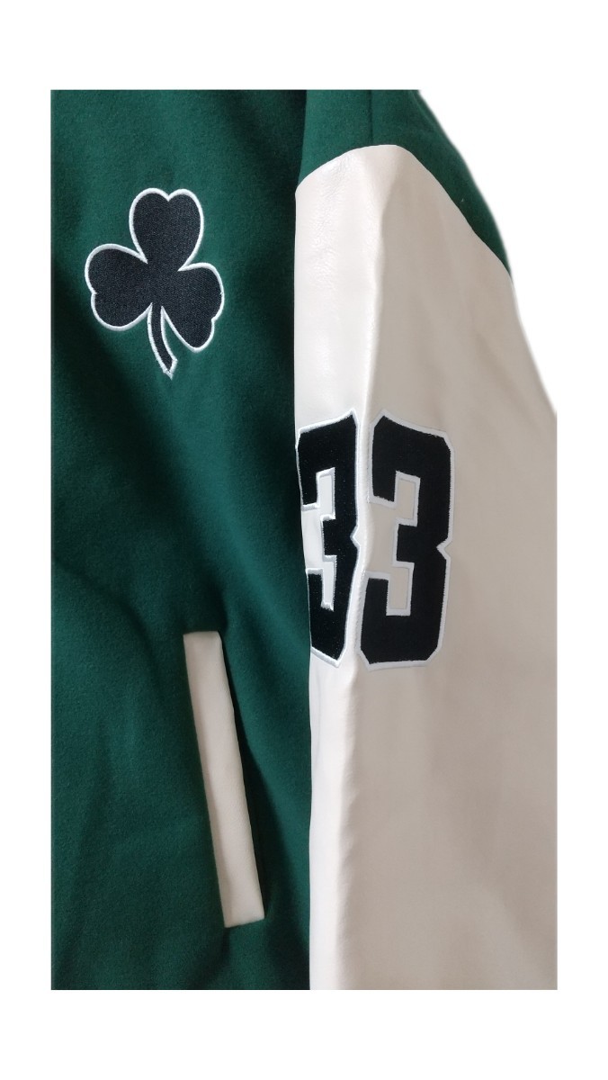 PayPayフリマ|Celtic スタジャン ブルゾン 緑 グリーンバスケ NBA