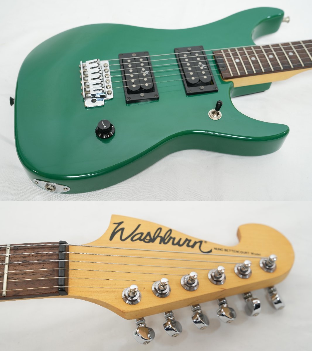 ★Washburn★N1 Green Nuno Bettencourtモデル 90年代 ヌーノモデル ワッシュバーン 状態良好★_画像2