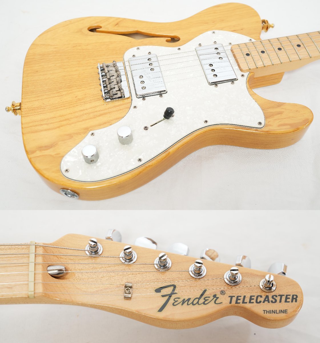 ★Fender Mexico★Classic Seriese ’72 Telecaster Thinline NAT テレキャスター シンライン 状態良好 2008年製★の画像2