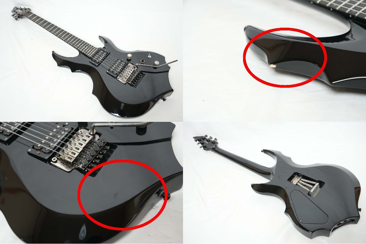 ★EDWARDS by ESP★E-FR-130GT See Thru Black フォレスト スルーネック Seymour Duncanピックアップ搭載 2009年製★_画像10