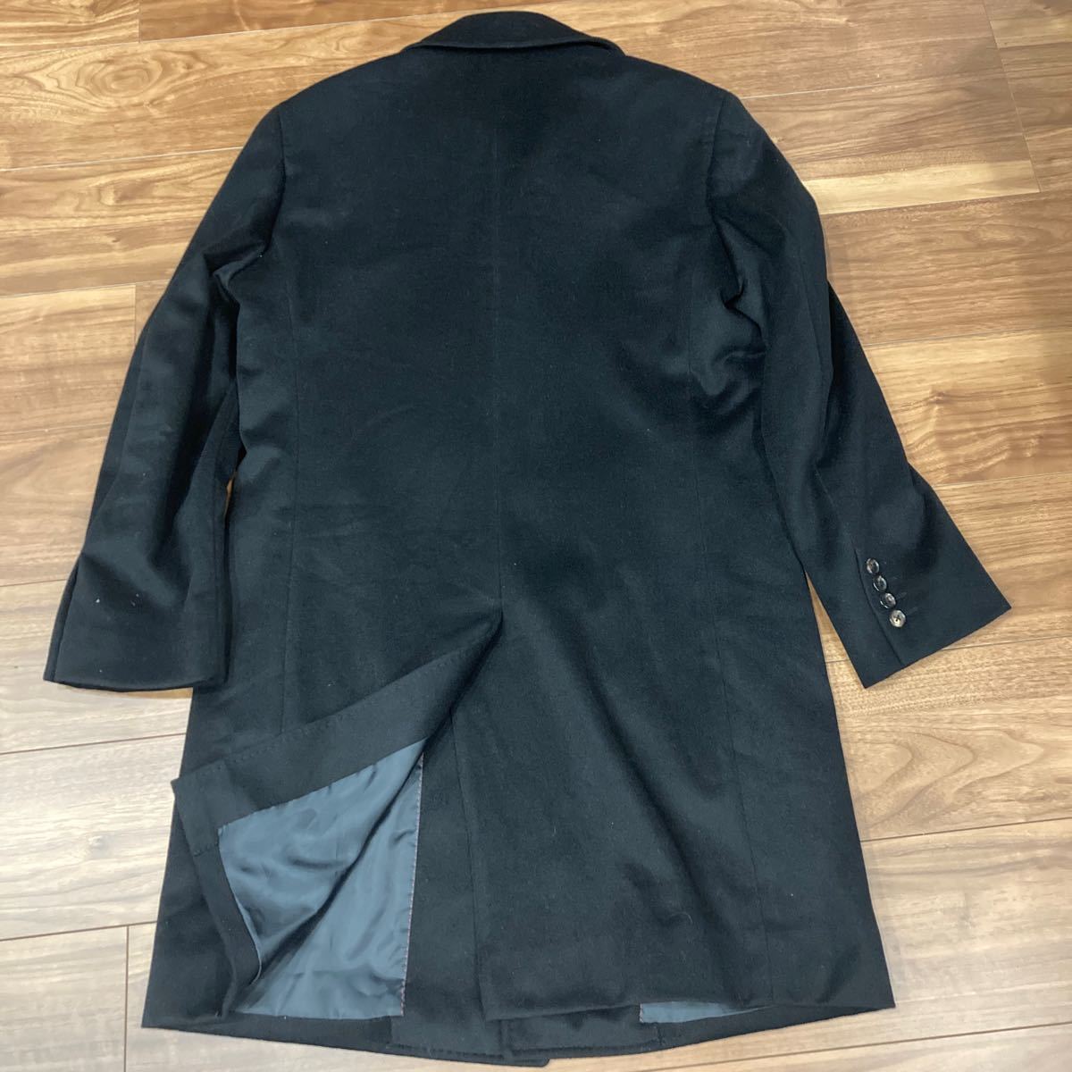 美品】STERLING & HUNT カシミヤ100% ロングコート 高級 黒 美品】STERLING & HUNT カシミヤ100% ロングコート 高級 黒