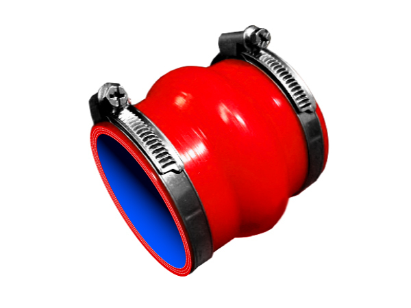 バンド付 シリコンホース クッション 同径 内径Φ68mm 赤色 ロゴマーク無しラジエーター インタークーラー インテーク 接続 ホース 汎用品_画像1
