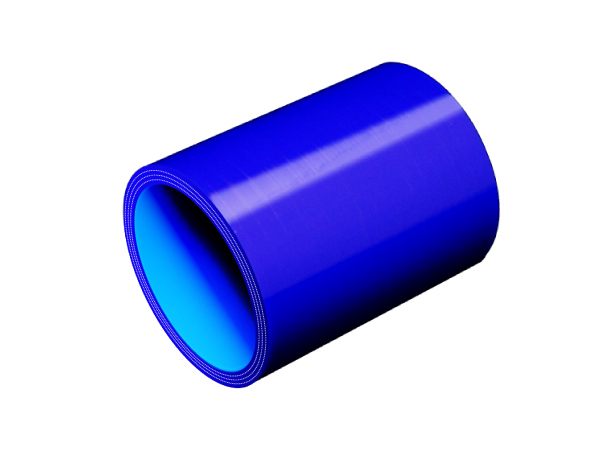 シリコンホース ショート 同径 内径 Φ38mm 青色 ロゴマーク無し ラジエーターホース インタークーラー インテーク 接続 ホース 汎用品_画像1