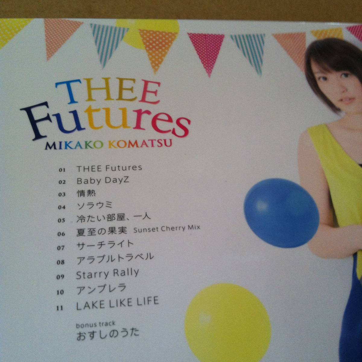 小松未可子　　THEE Futures 　　CD　　　　　　商品検索用キーワード : 歌　ボーカル　VOCAL　アルバム　ALBUM_画像2