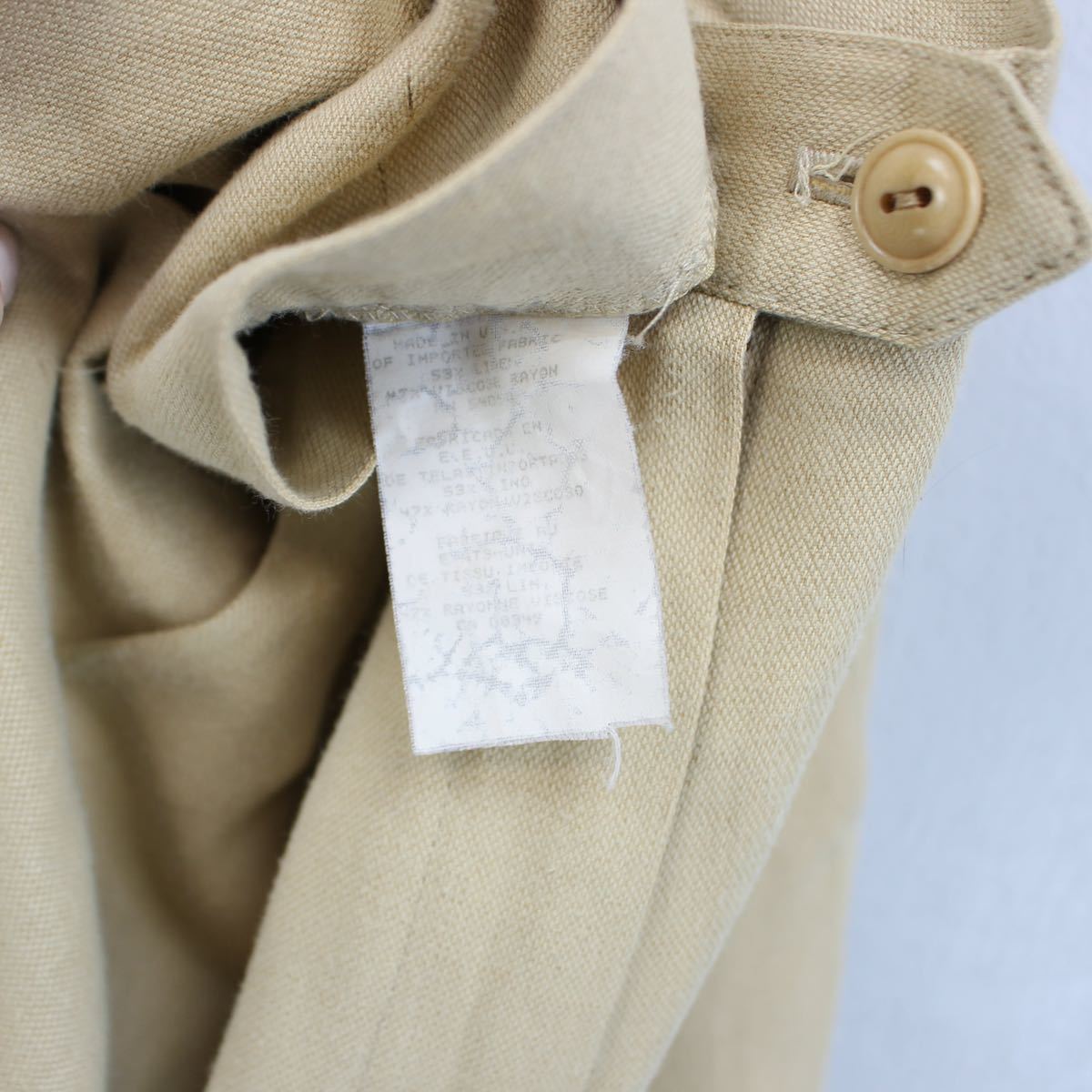 USA VINTAGE RALPH LAUREN WOOL COLOR SLACKS PANTS/ America old clothes Ralph Lauren wool color slacks pants 