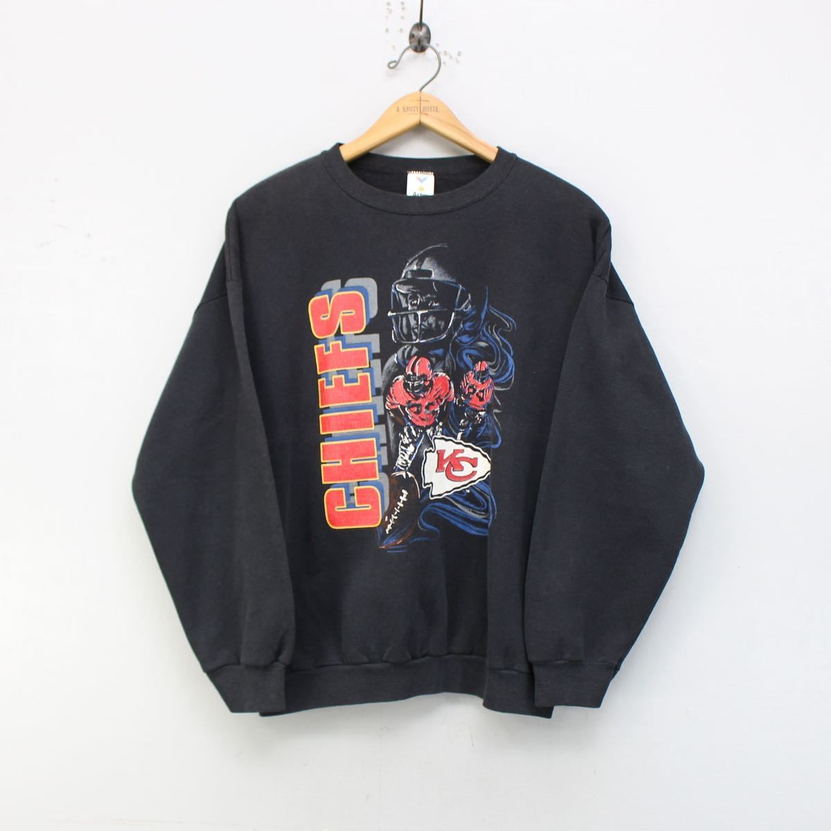 USA VINTAGE AMERICAN FOOTBALL DESIGN OVER SWEAT  SHIRT/アメリカ古着アメフトデザインオーバースウェット