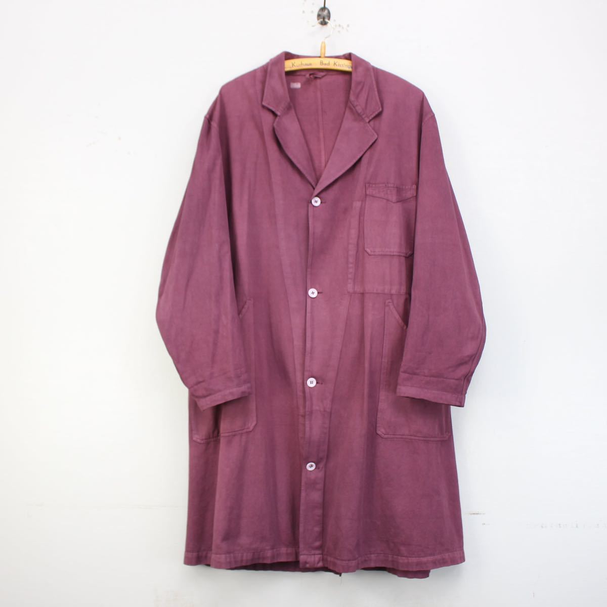 EU VINTAGE OVER DYE DESIGN WORK COAT/ヨーロッパ古着後染めデザイン