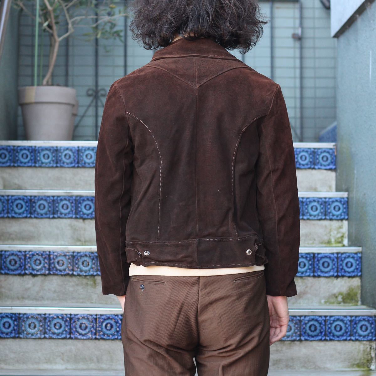 70's USA VINTAGE GOO KAY LEATHER SHIRT JACKET/70年代アメリカ古着