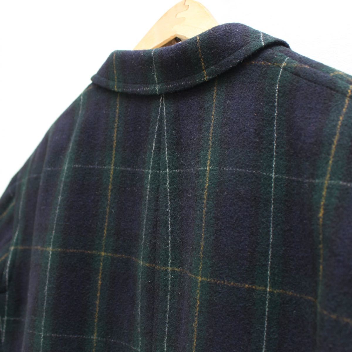 EU VINTAGE BOSS CHECK PATTERNED WOOL TAILORED JACKET/ヨーロッパ古着ボスチェック柄ウールテーラードジャケット