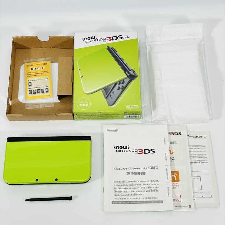 上下IPS液晶】Newニンテンドー3DS LL ライム×ブラック 本体 上下IPS液晶】Newニンテンドー3DS LL ライム×ブラック 本体