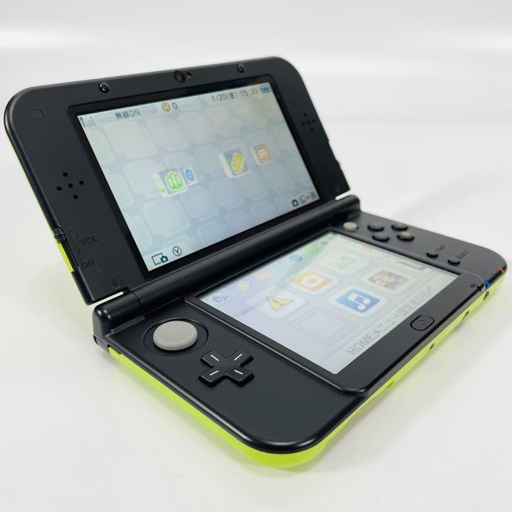 【上下IPS液晶】Newニンテンドー3DS LL ライム×ブラック 本体 任天堂 Nintendo