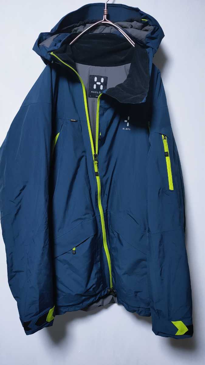 ホグロフス HAGLOFS ゴアテックスジャケット 中綿 雪山対応 高品質 良品 メンズL GORE-TEX_画像10