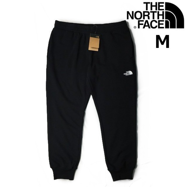 THE NORTH FACE◆LOGO JOGGER◆ジョガーパンツ スウェット US限定 裏起毛 ハーフドームロゴ刺繍(M)黒