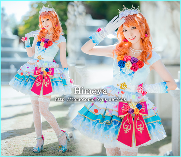 ヒメヤ◆アイカツ！◆ホワイトスカイヴェールコーデ◆コスプレ衣装・ウィッグ付きの画像2