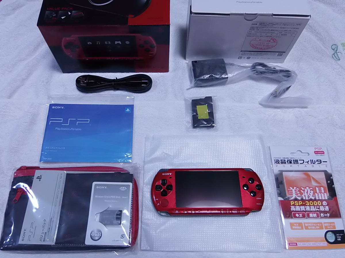 できる ヤフオク! レッド ブラック 新品に近い綺麗な美品... - PSP