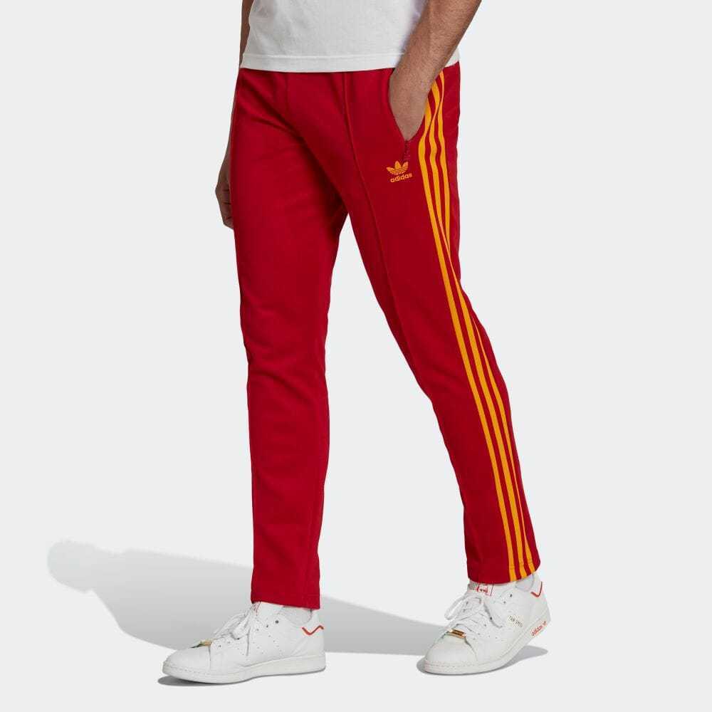 アディダスオリジナルス ベッケンバウアー トラックパンツ ジャージ トラックパンツ HK7401 BECKENBAUER TRACK PANTS TEAM POWER RED S