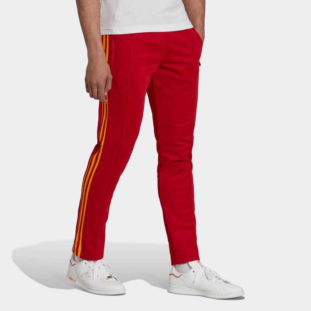 アディダスオリジナルス ベッケンバウアー トラックパンツ ジャージ トラックパンツ HK7401 BECKENBAUER TRACK PANTS TEAM POWER RED S