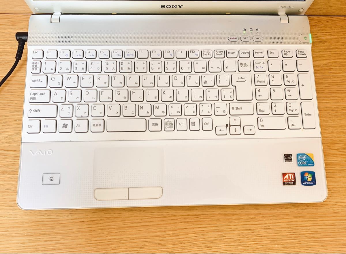 ラスト一台 人気のVAIO カメラ付PC 届いてすぐ使えるノートパソコン