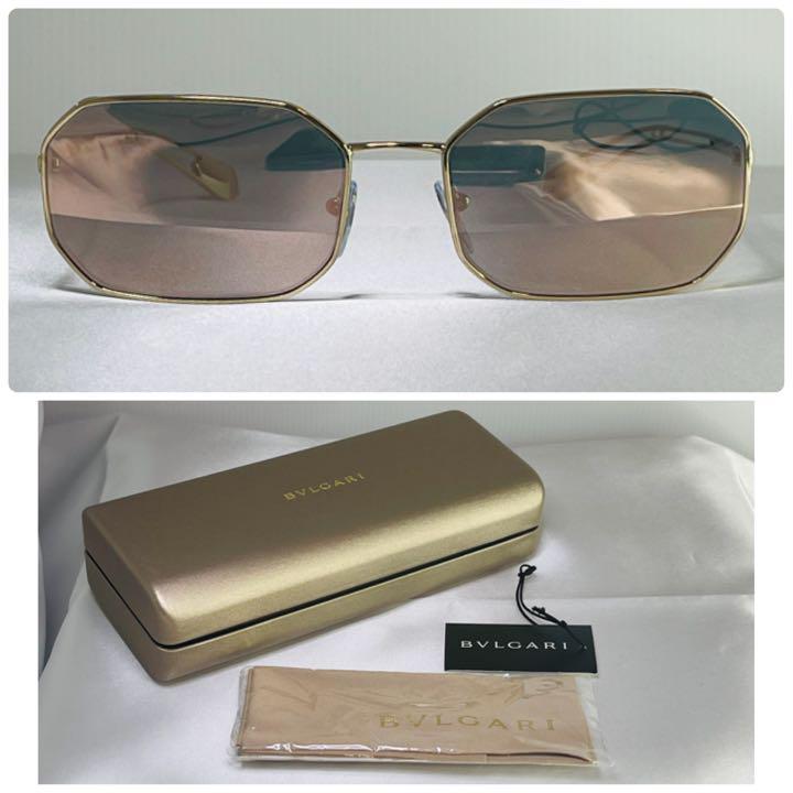 (極美品 ミラー ) BVLGARI ブルガリ ロゴ 装飾 6125 サングラス