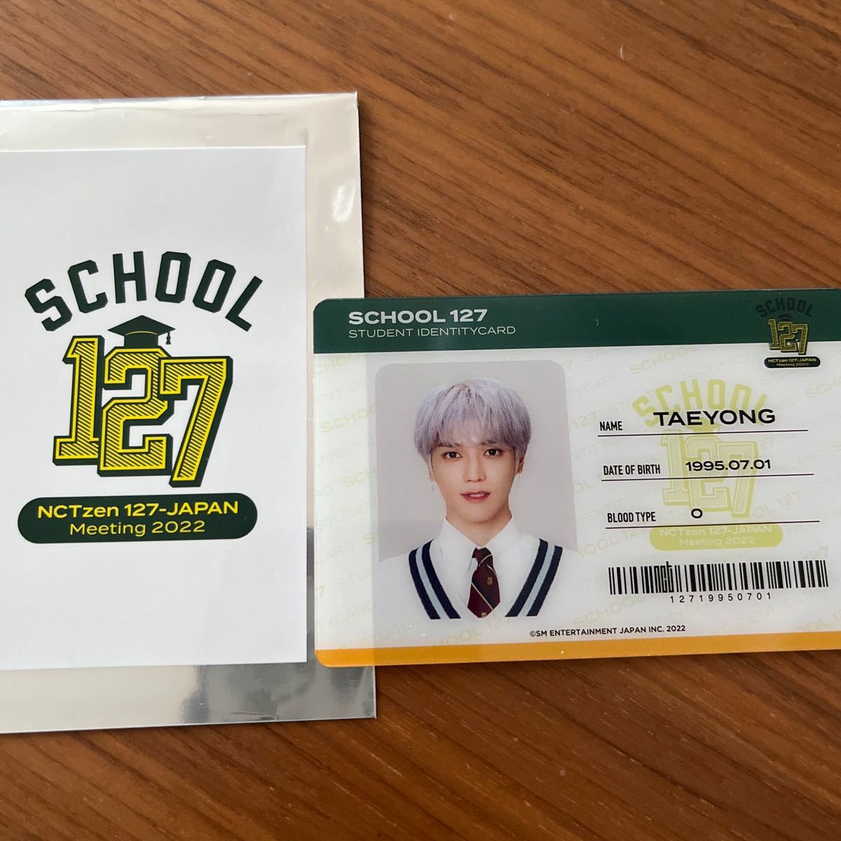学生証風トレカ テヨン NCT127 イリチル ペンミ 学生証トレカ|PayPay