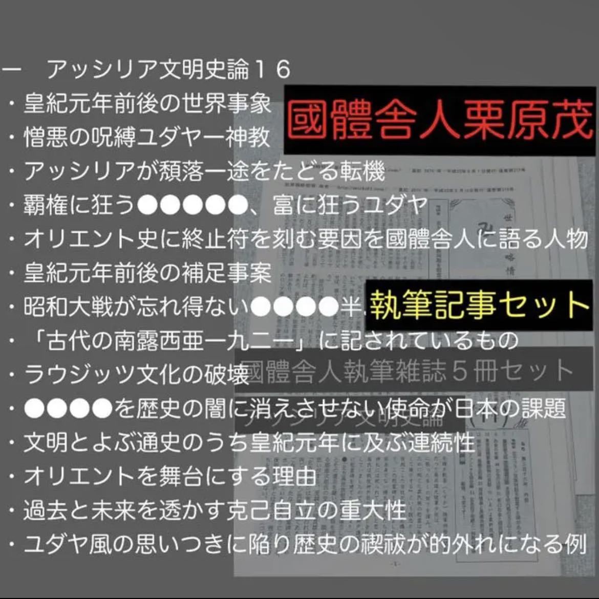 値段交渉ok 國體舎人執筆雑誌記事まとめセット 落合莞爾関連 本・音楽