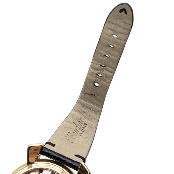 GaGa MILANO ガガミラノ 腕時計 5311.02 マヌアーレ 48mm 2針 スケルトン 裏スケ 手巻き式 ローズゴールドメッキ メンズ 管理RY22004205_画像8
