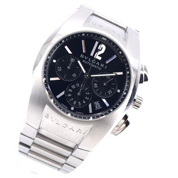 BVLGARI ブルガリ 腕時計 EG40SCH エルゴン 黒文字盤 自動巻き