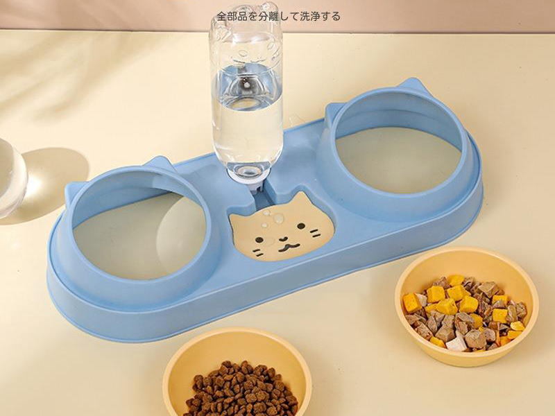  new goods pretty automatic water supply attaching pet food bowl cat ear bait 