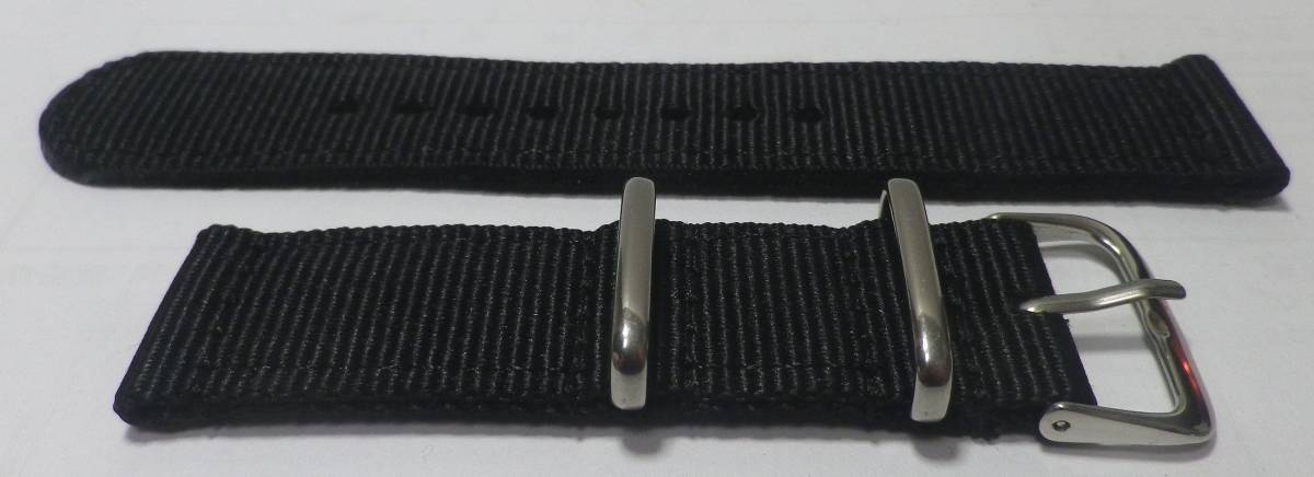 20MM military type meat thickness nylon belt new goods black Quick set spring stick correspondence! model 