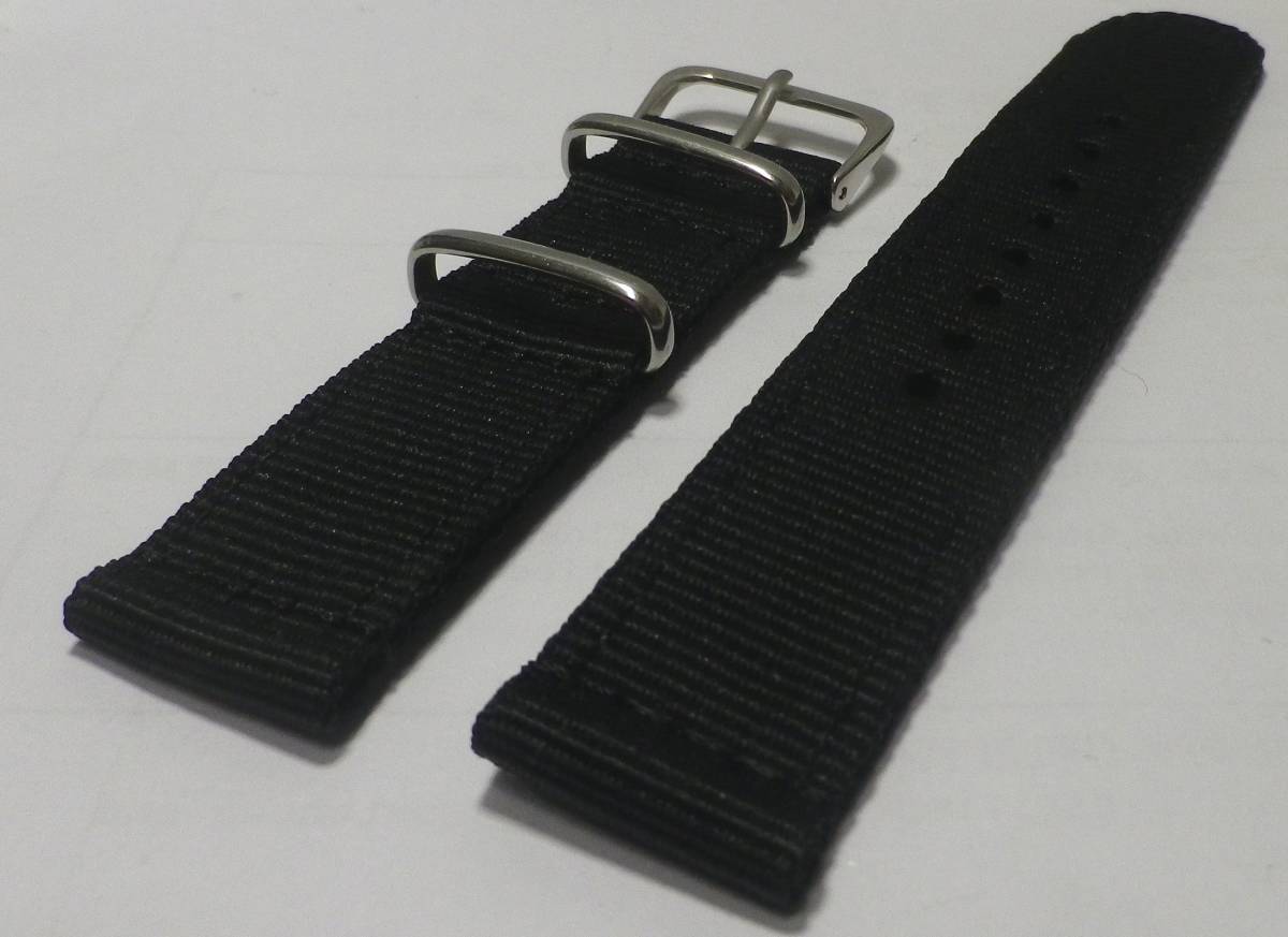 20MM military type meat thickness nylon belt new goods black Quick set spring stick correspondence! model 